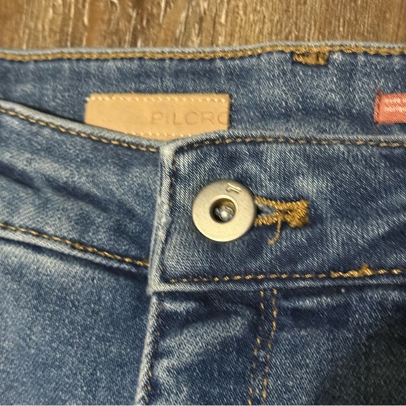 Pilcro The Demilune Boot Jeans Women's 30 High Rise Stretch Fit Cropped Denim - Picture 3 of 7